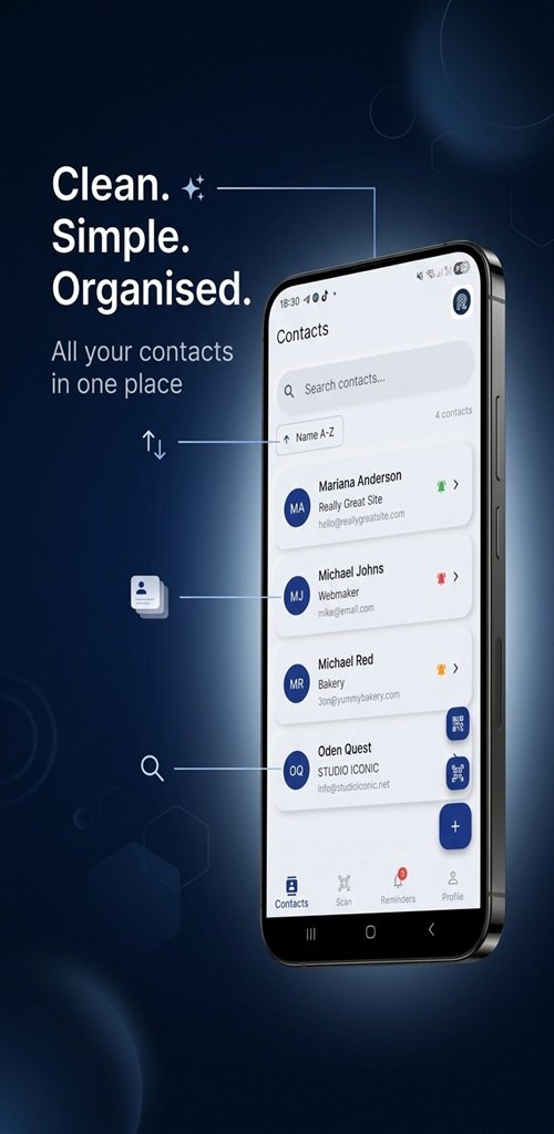 Contacts list UI